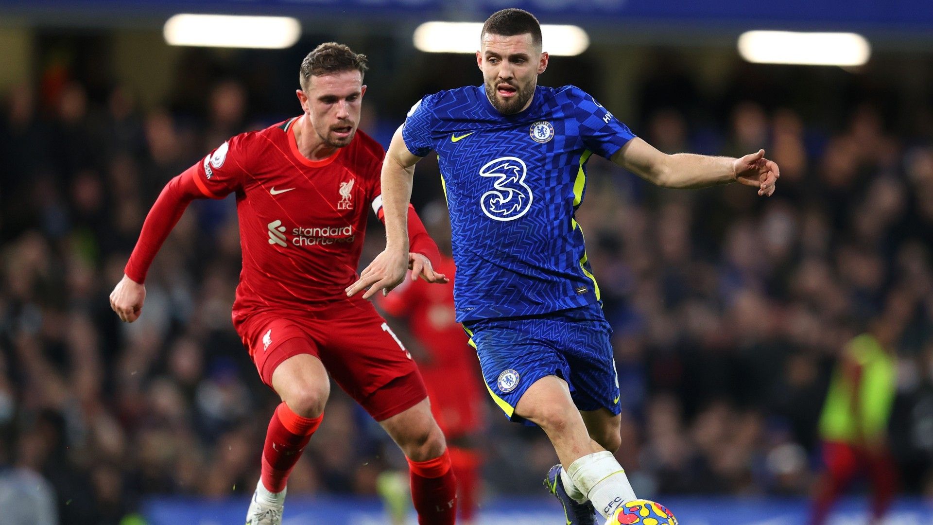 Jordan Henderson Mateo Kovacic Liverpool Chelsea 2021-22