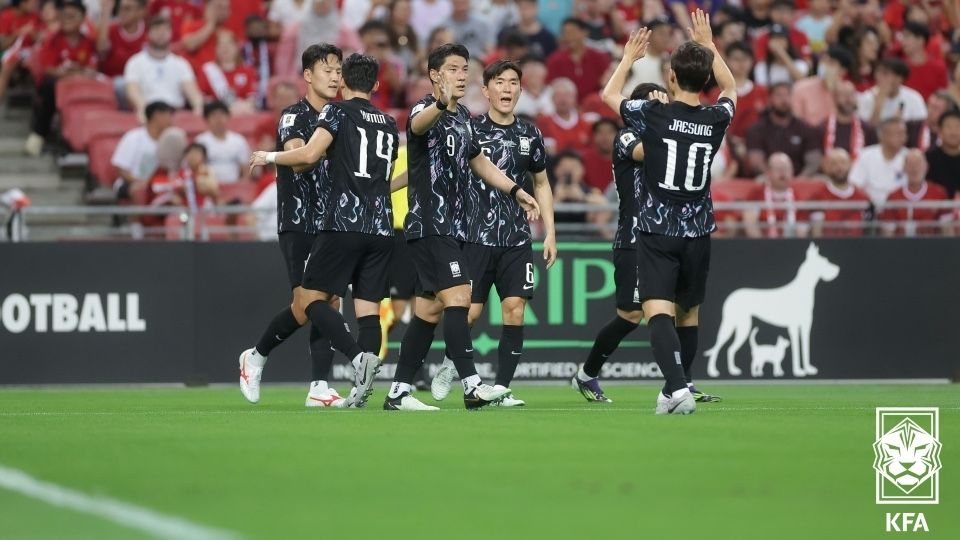 대한민국 주민규 골