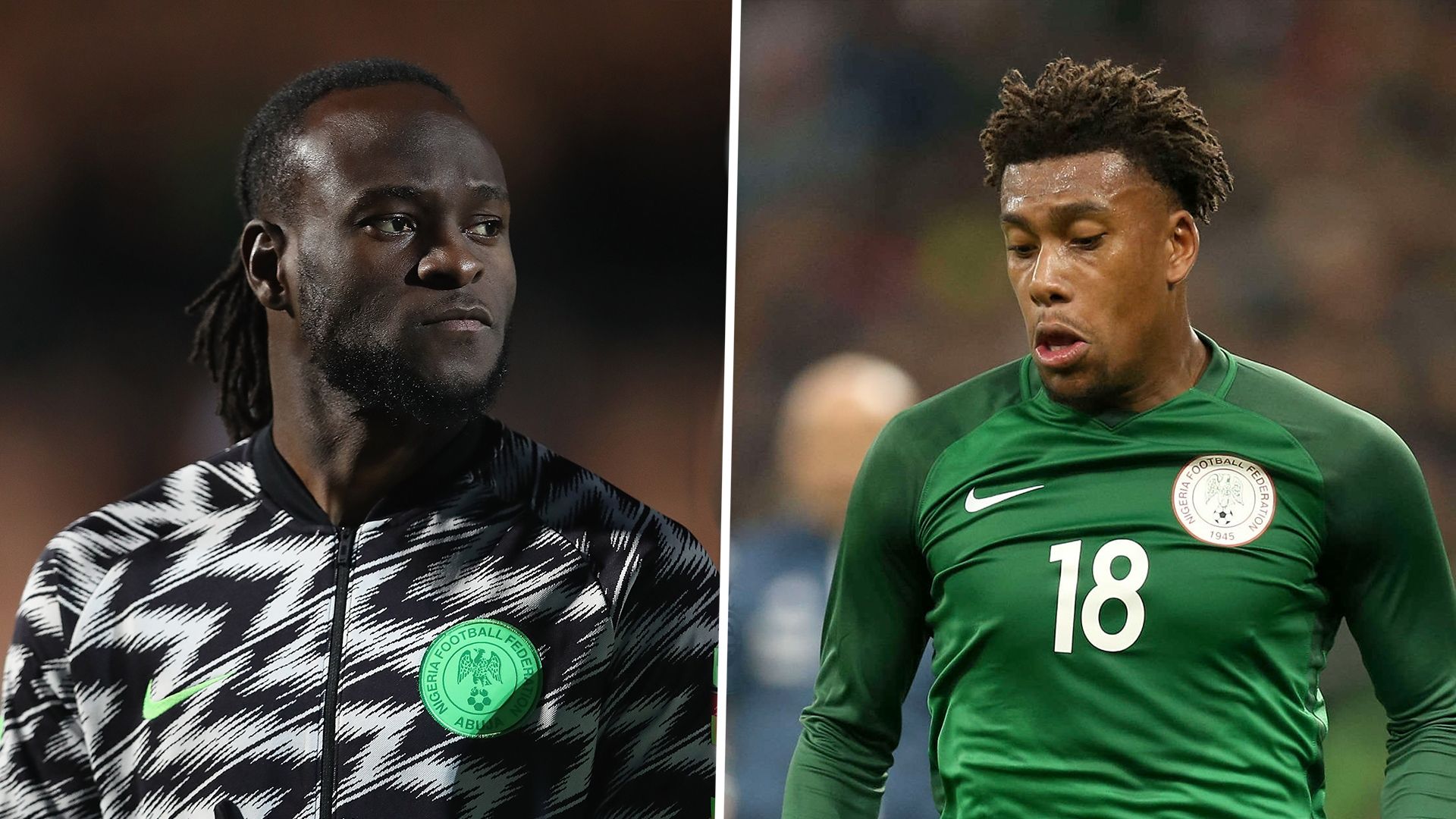 Victor Moses, Alex Iwobi, Nigeria