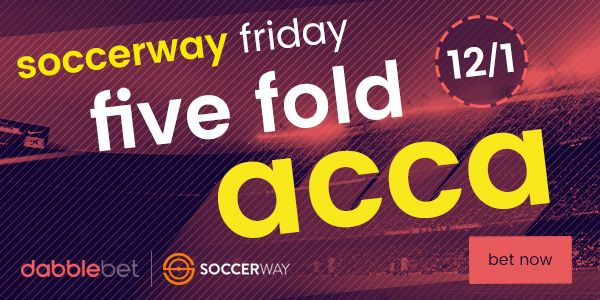 dabblebet 12-1 Soccerway five fold