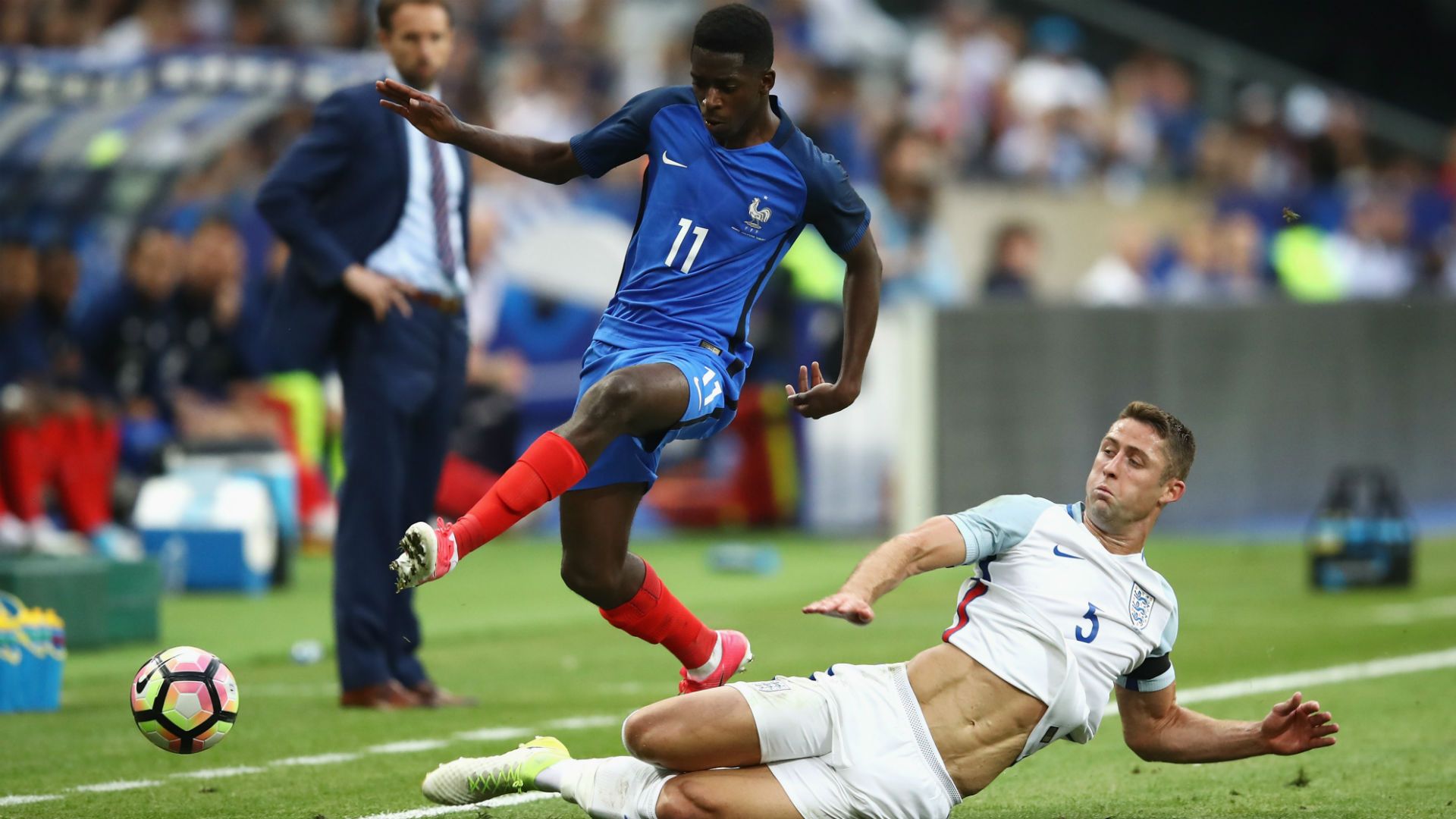 Ousmane Dembele Gary Cahill England France 061317