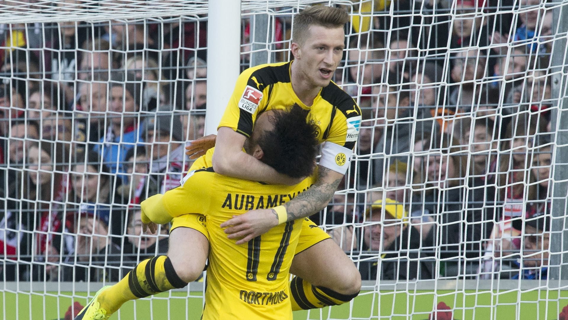 Marco Reus Pierre Emerick Aubameyang Borussia Dortmund 26022017