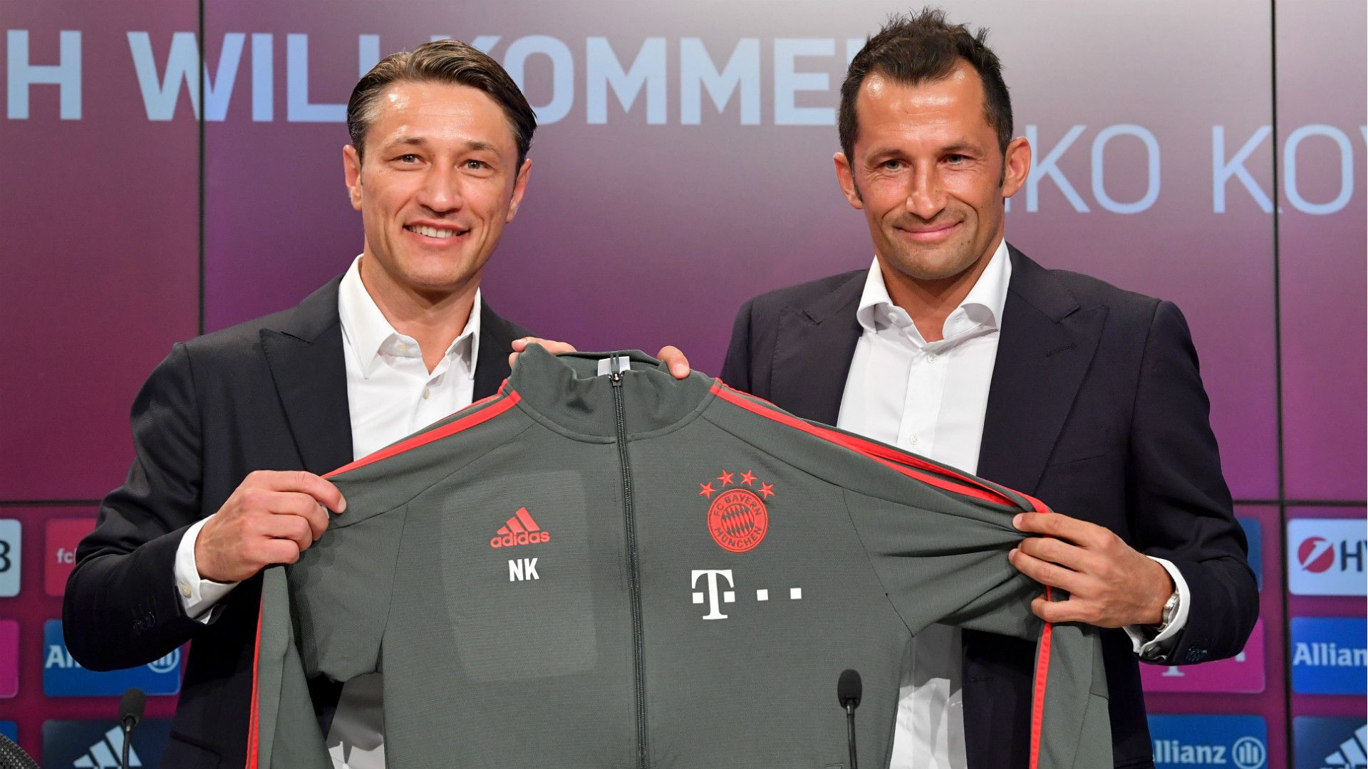 Niko Kovac Hasan Salihamidzic Bayern Munchen