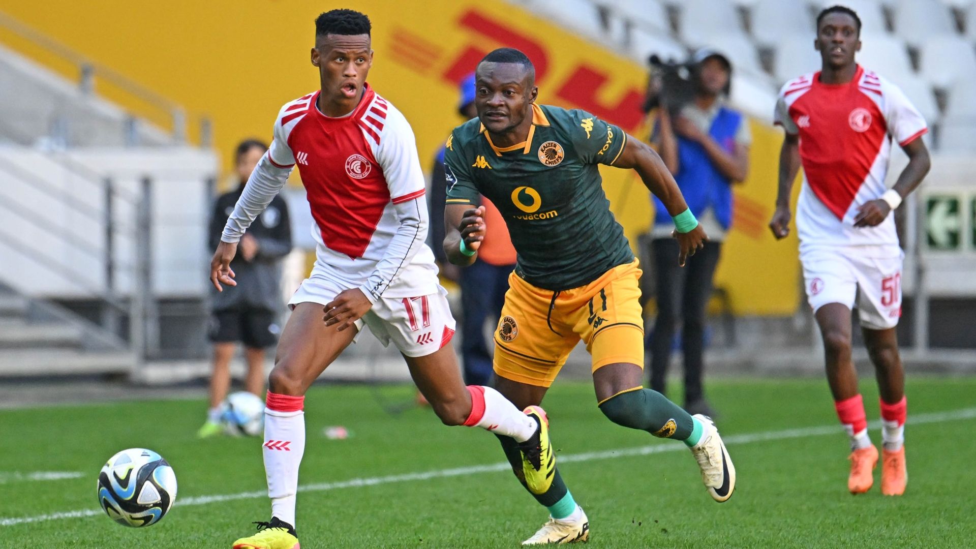 Asanele Velebayi, Cape Town Spurs & Christian Saile, Kaizer Chiefs, July 2024