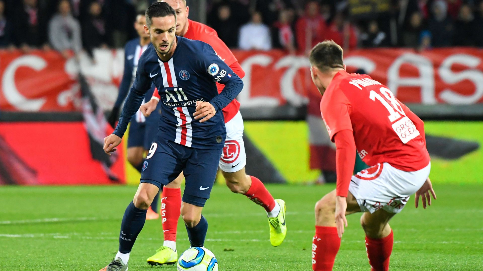 Pablo Sarabia Brest PSG Ligue 1 09112019