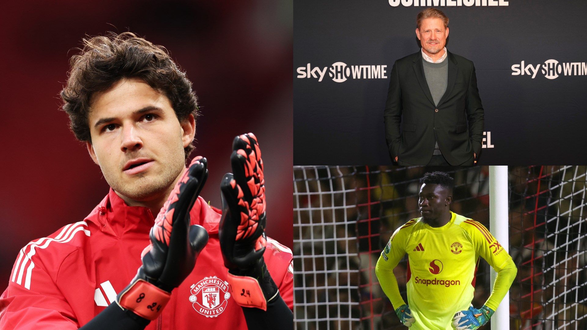 Senne Lammens Peter Schmeichel Andre Onana Man Utd