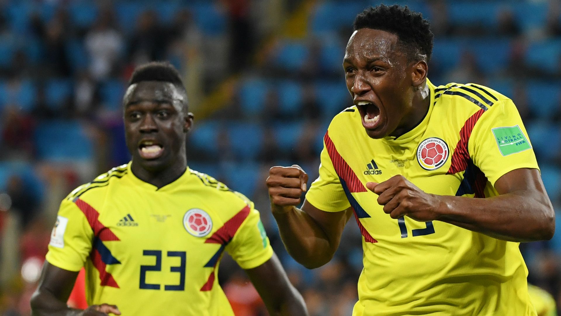 Davinson Sanchez Yerry Mina Colombia England WC Russia 03072018