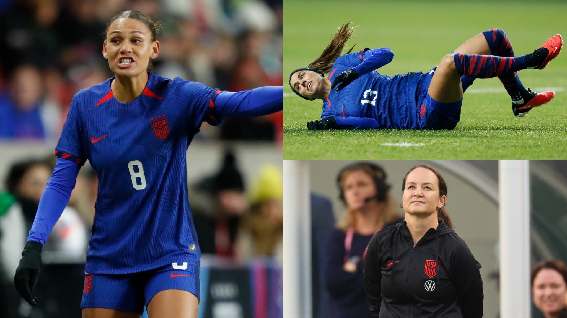 Trinity Rodman Alex Morgan Twila Kilgore USWNT