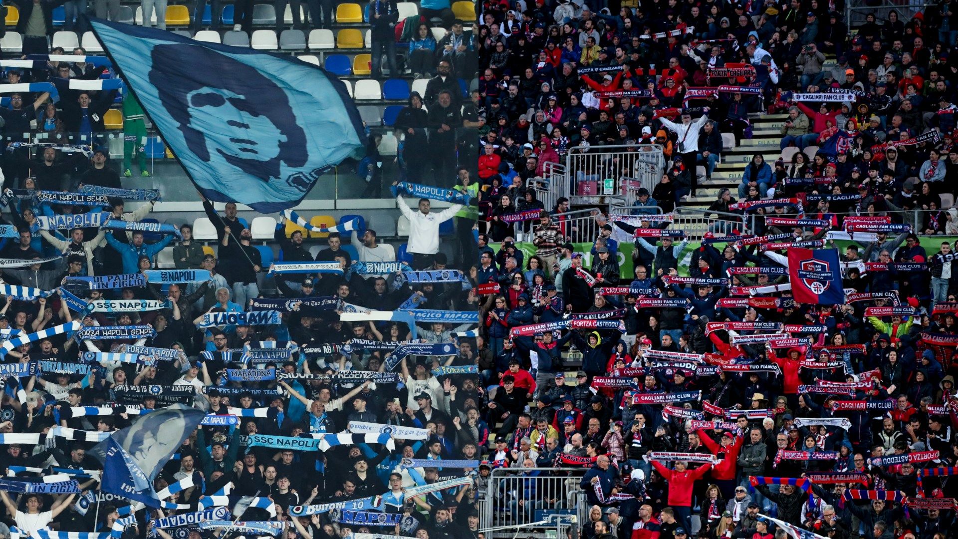 Tifosi Napoli tifosi Cagliari