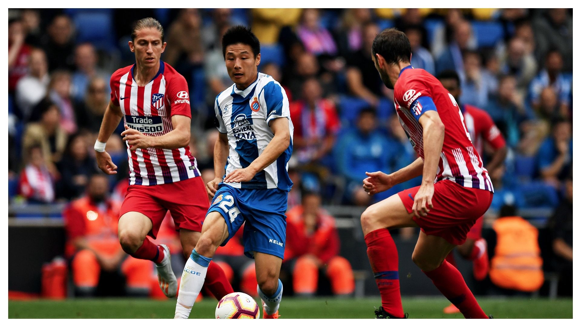 Godin Wu Lei Espanyol Atletico Madrid LaLiga