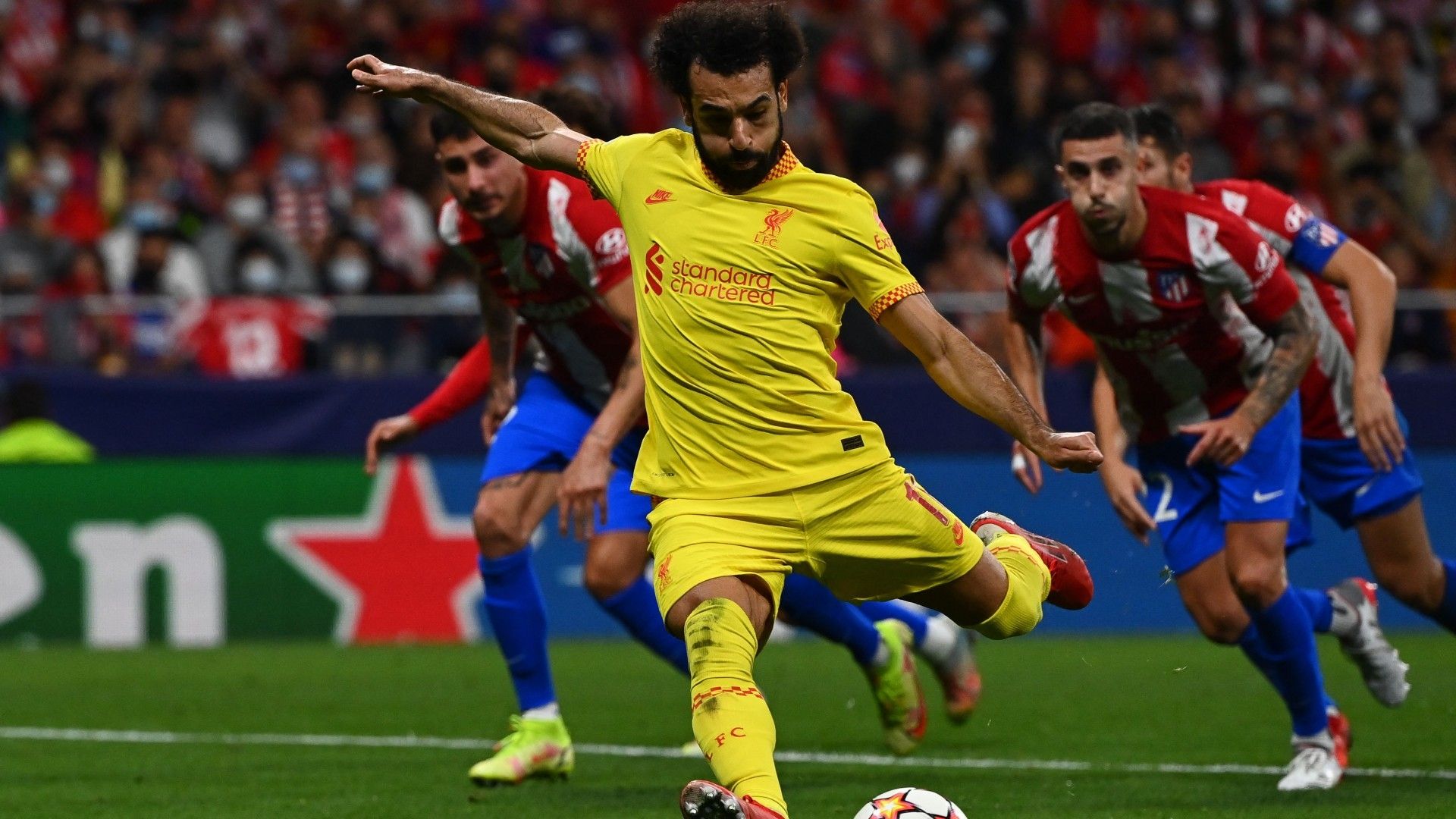 Mo Salah Liverpool Atletico Madrid 2021