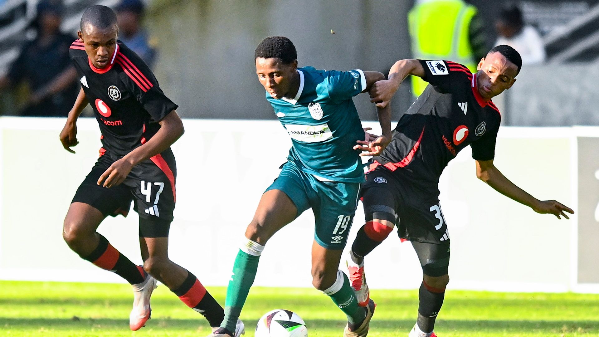 Simphiwe Selepe, Tshepang Moremi & Relebohile Mofokeng, AmaZulu vs Orlando Pirates, May 2025