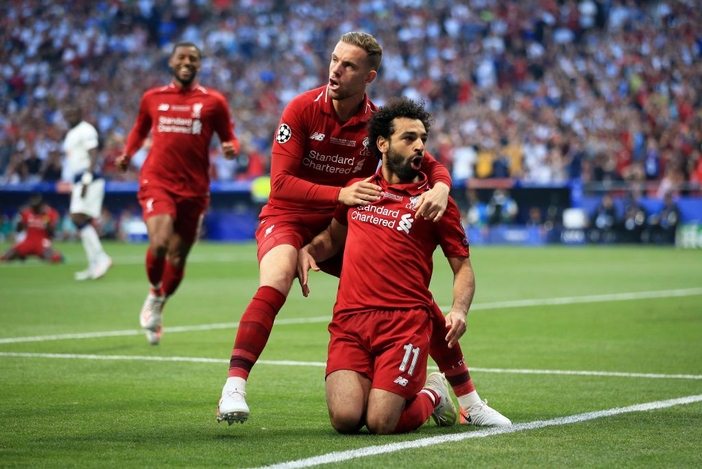 Salah liverpool tottenham ucl final