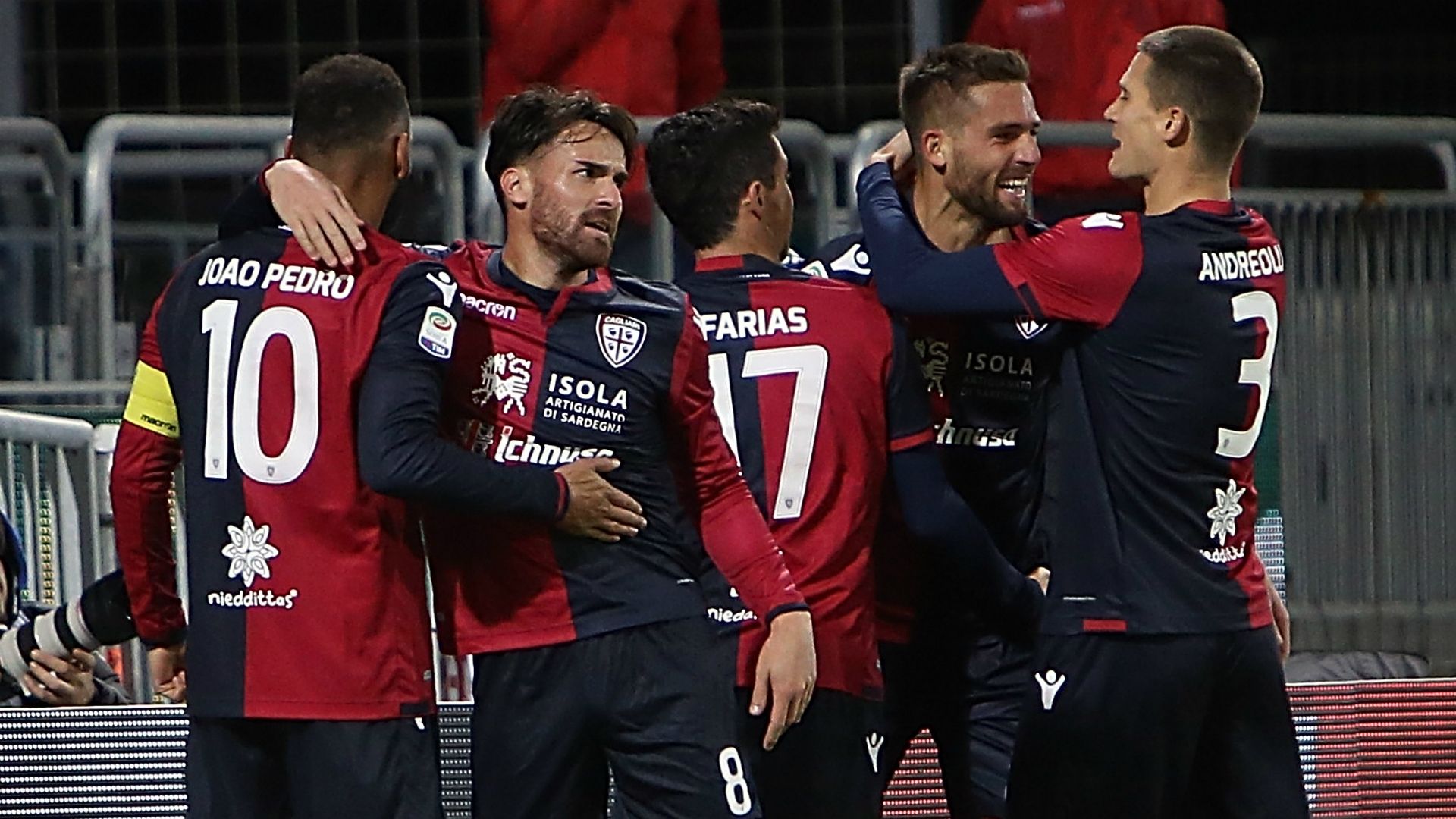 Pavoletti Cagliari Sampdoria Serie A