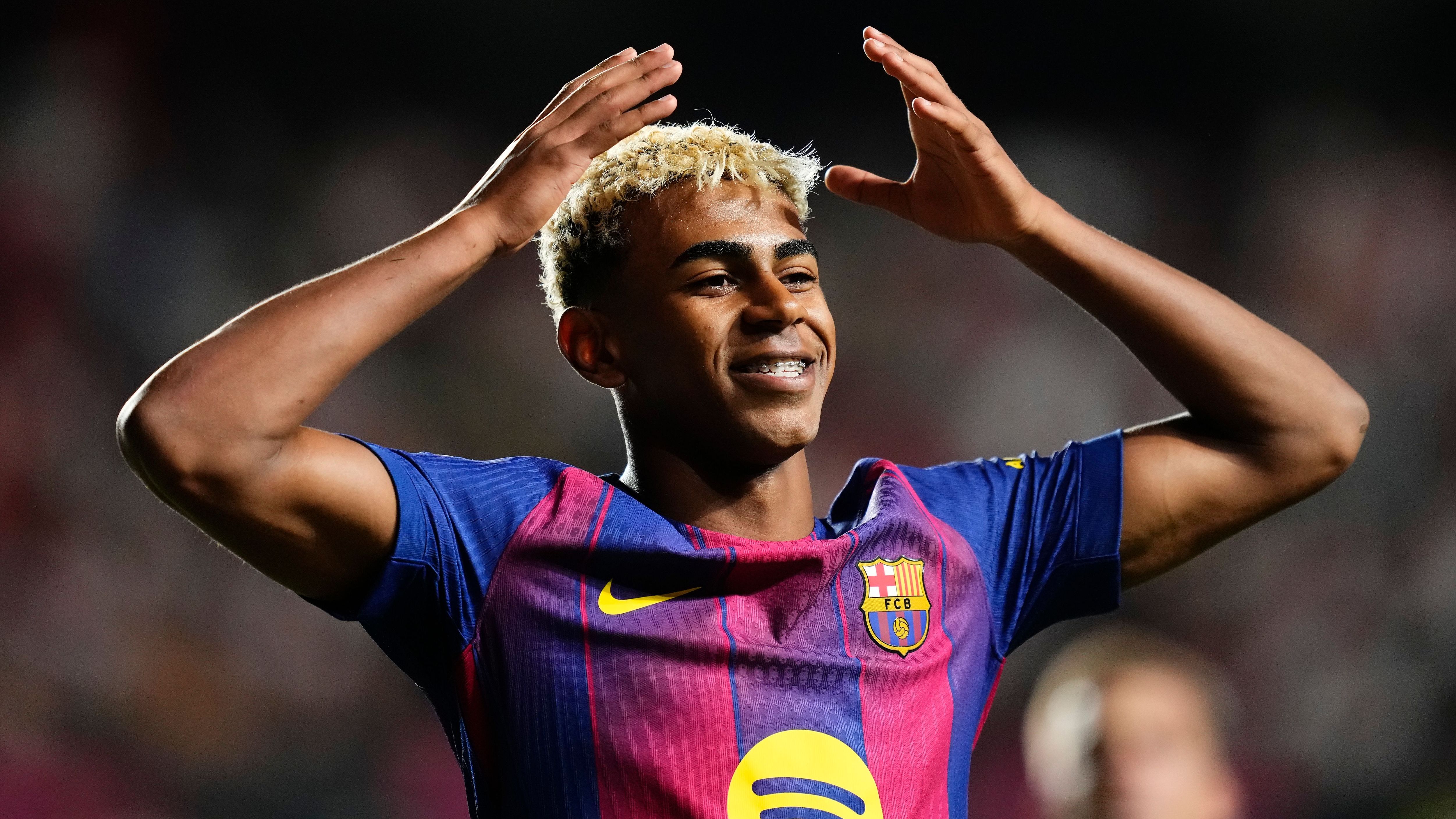 Lamine Yamal breaks another La Liga record after scoring controversial penalty in Barcelona's draw with Rayo Vallecano | Goal.com UK