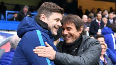 Mauricio Pochettino Tottenham Antonio Conte Chelsea 01042018