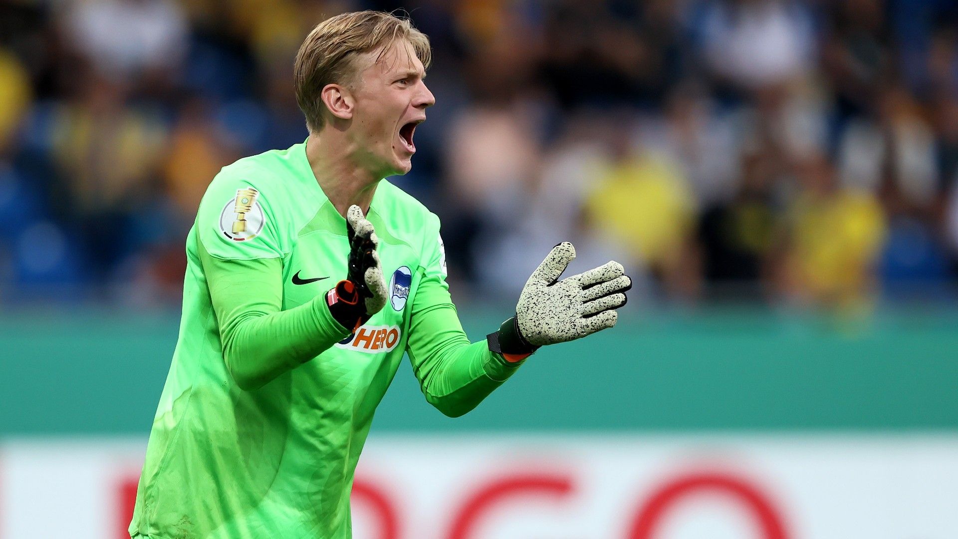 Oliver Christensen, goalkeeper of Hertha BSC
