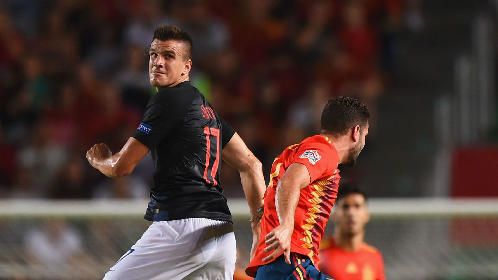 spain croatia - ivan santini nacho fernandez - nations league - 11092018