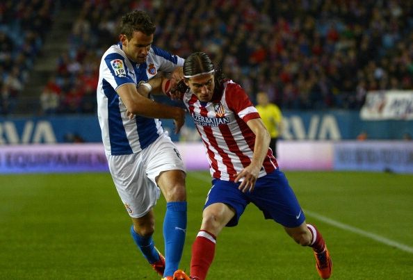 FILIPE LUIS CRISTIAN STUANI ATLETICO MADRID ESPANYOL LA LIGA 03152014
