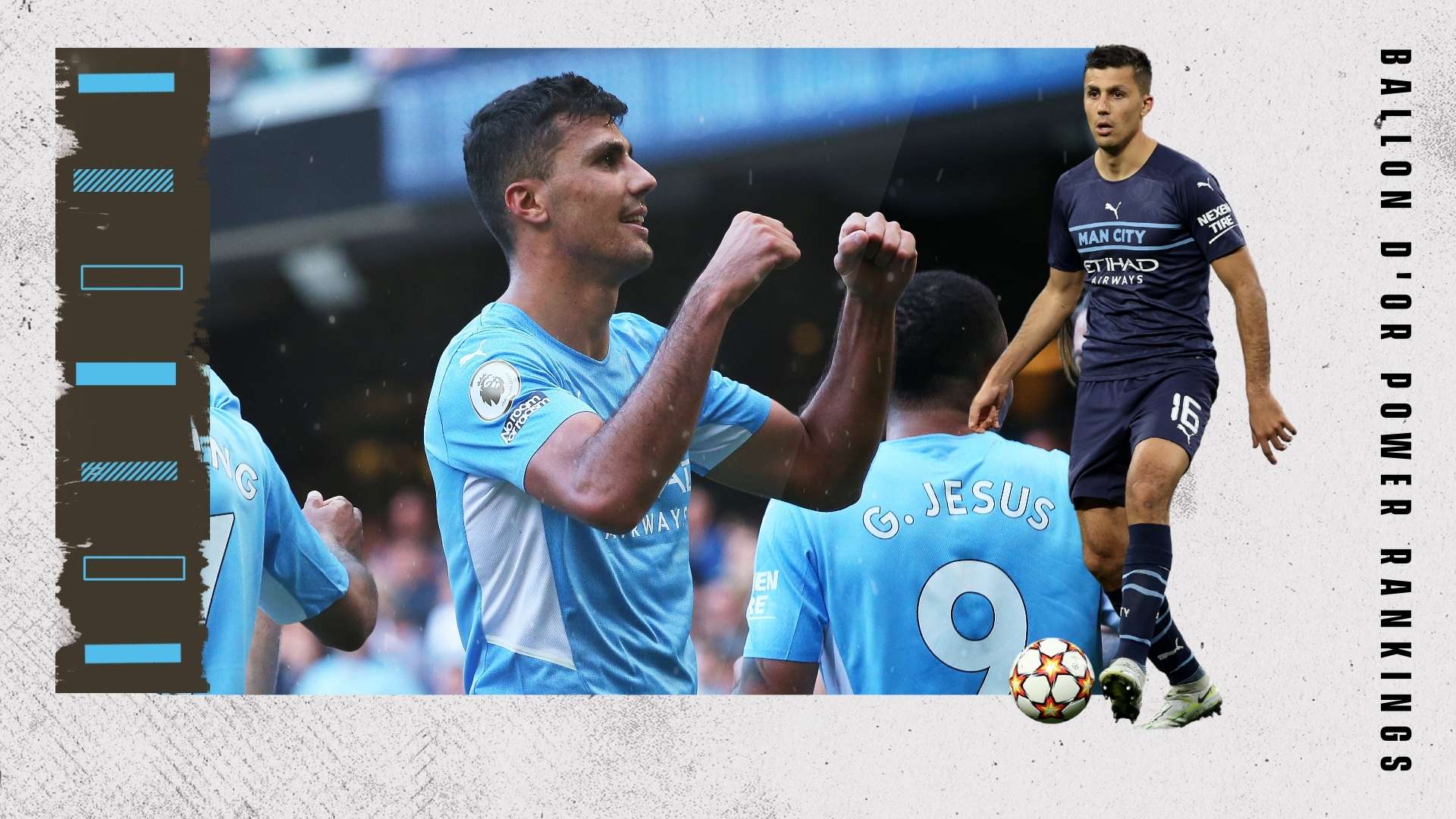 Rodri Ballon d'Or Rankings GFX