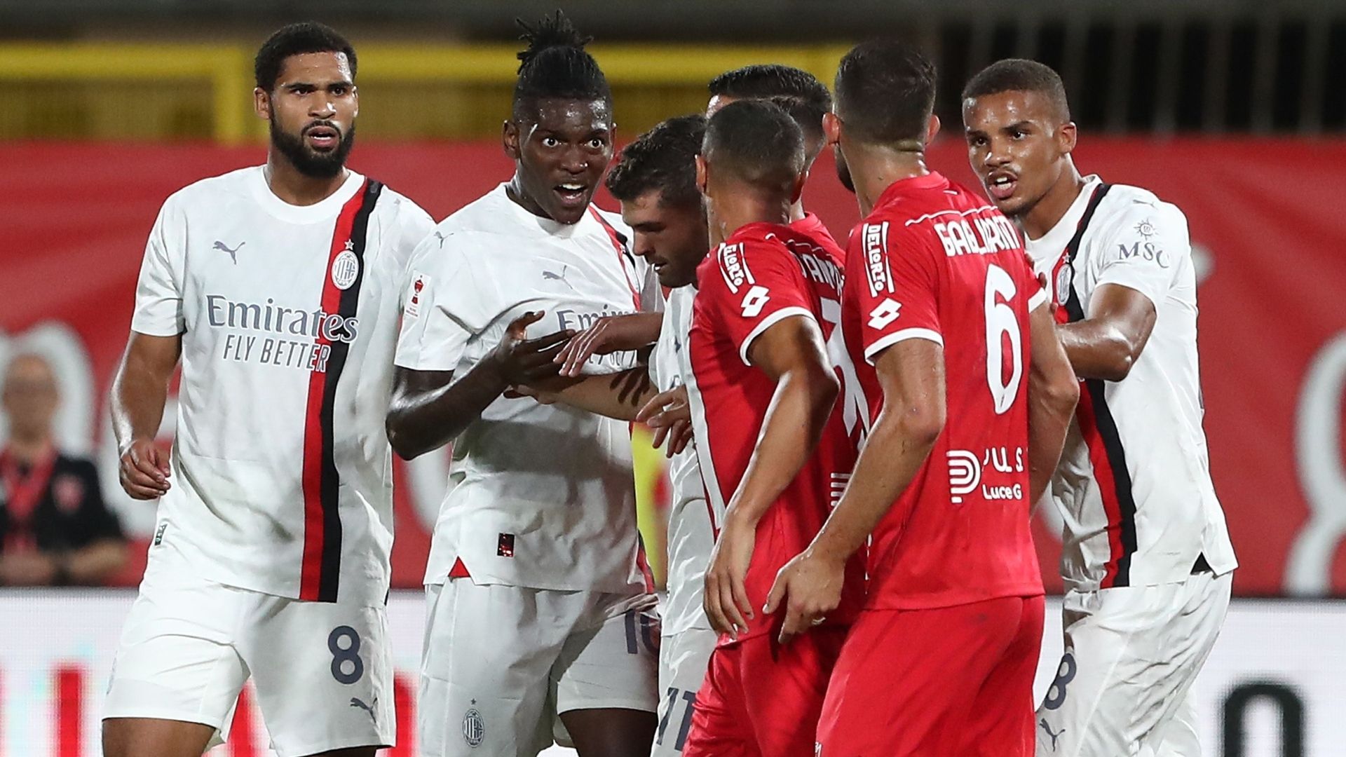 Leao Gagliardini Monza Milan Berlusconi Cup 2023