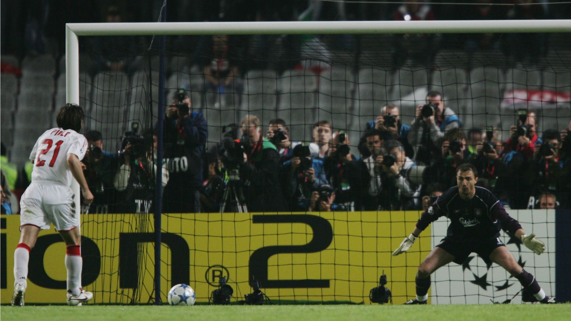 Andrea Pirlo AC Milan Liverpool 2005