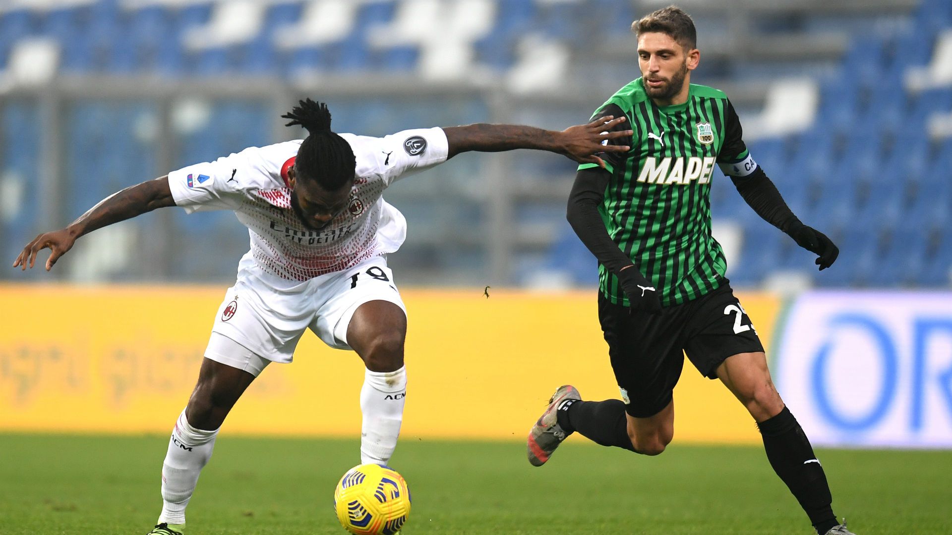 Domenico Berardi Franck Kessiè Sassuolo Milan