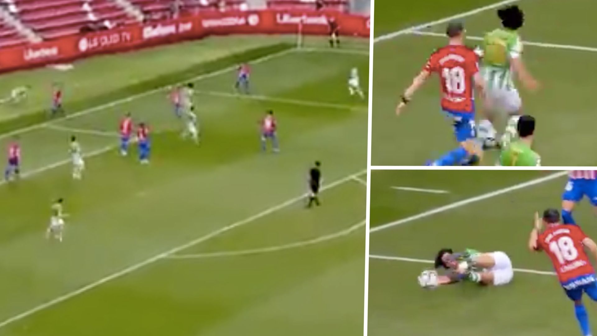 Diego Lainez Betis penal