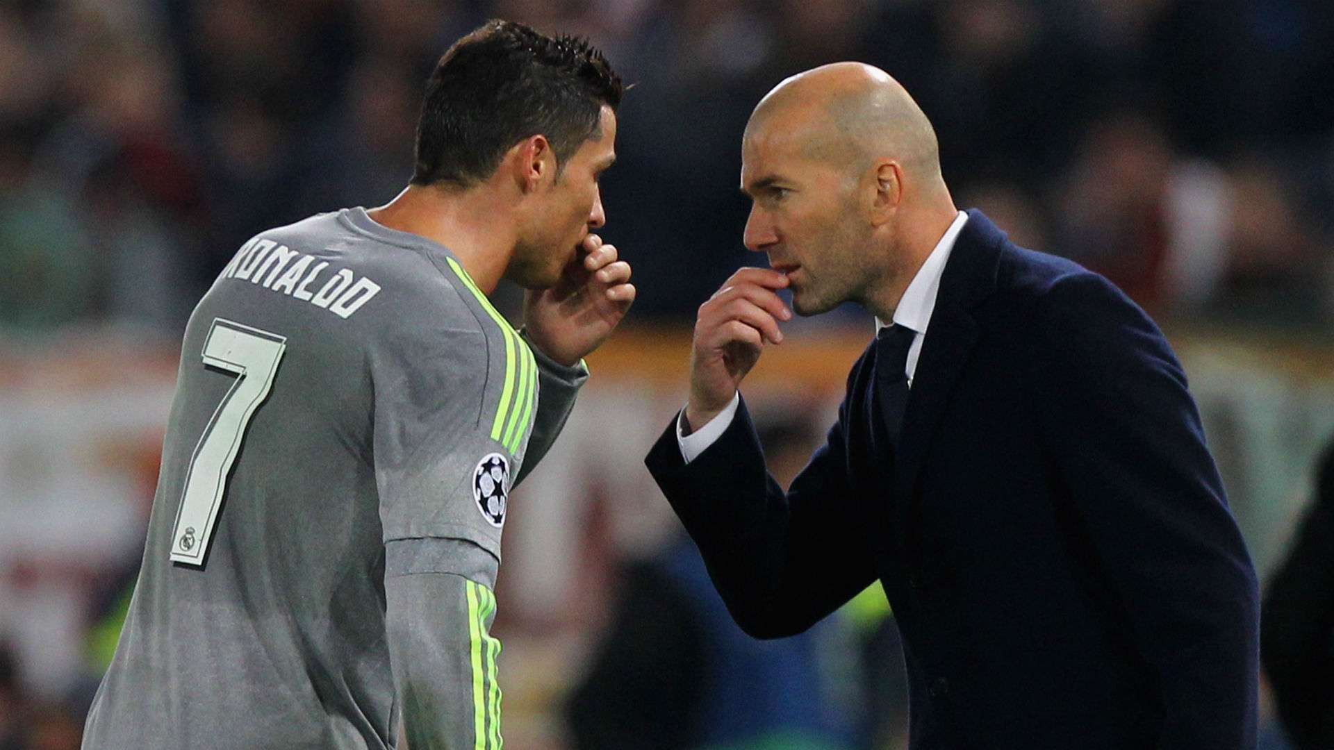 Cristiano Ronaldo and Zinedine Zidane