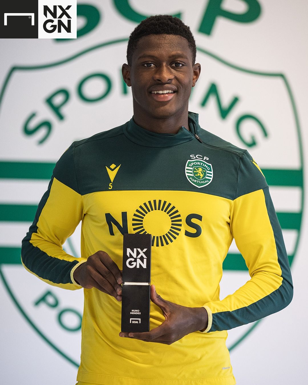 EMBED ONLY Nuno Mendes NXGN award GFX