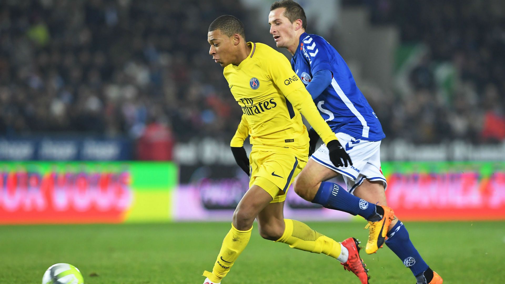 Kylian Mbappe Strasbourg PSG Ligue 1 02122017