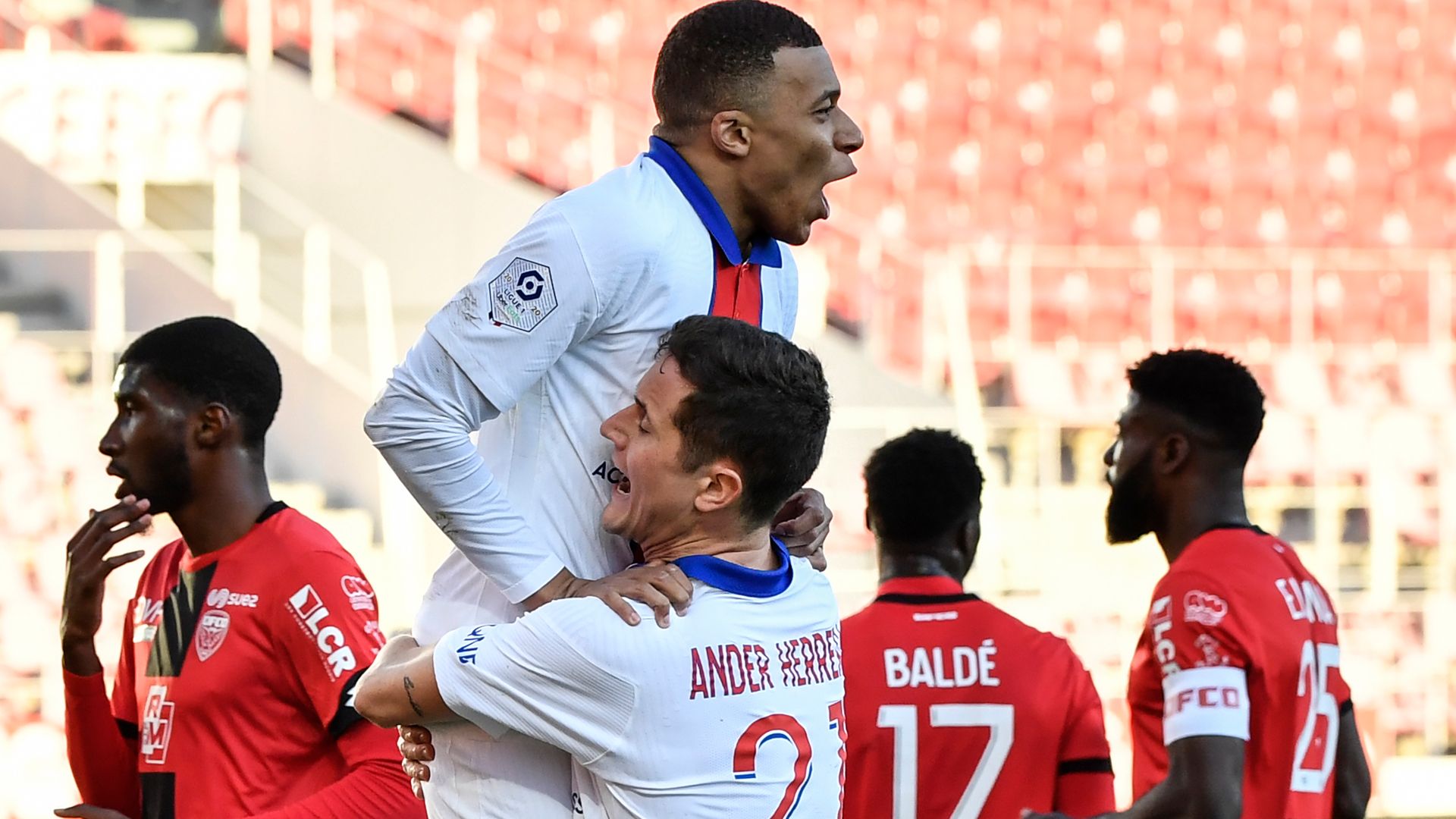 Kylian Mbappe Moise Kean Dijon PSG Ligue 1 27022021