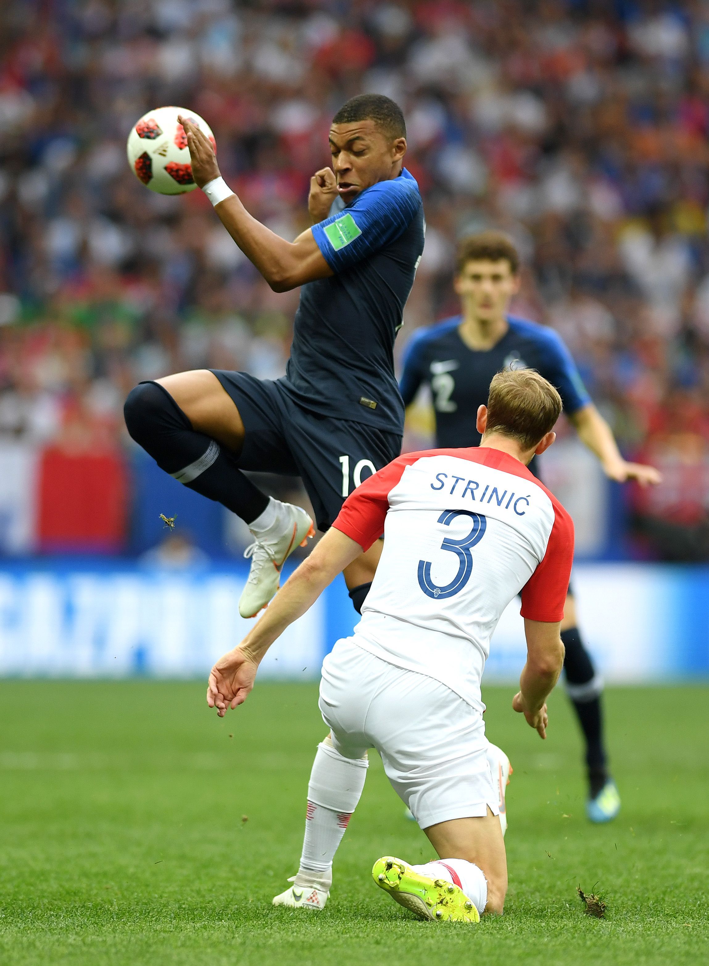 france croatia - kylian mbappe ivan strinic - world cup final - 15072018 BODY
