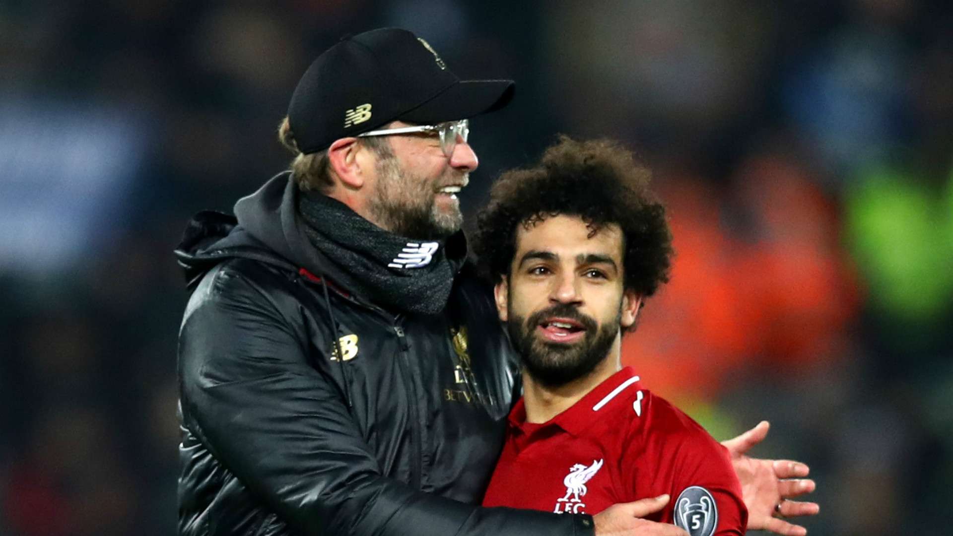 Jurgen Klopp Mohamed Salah Liverpool 2018-19