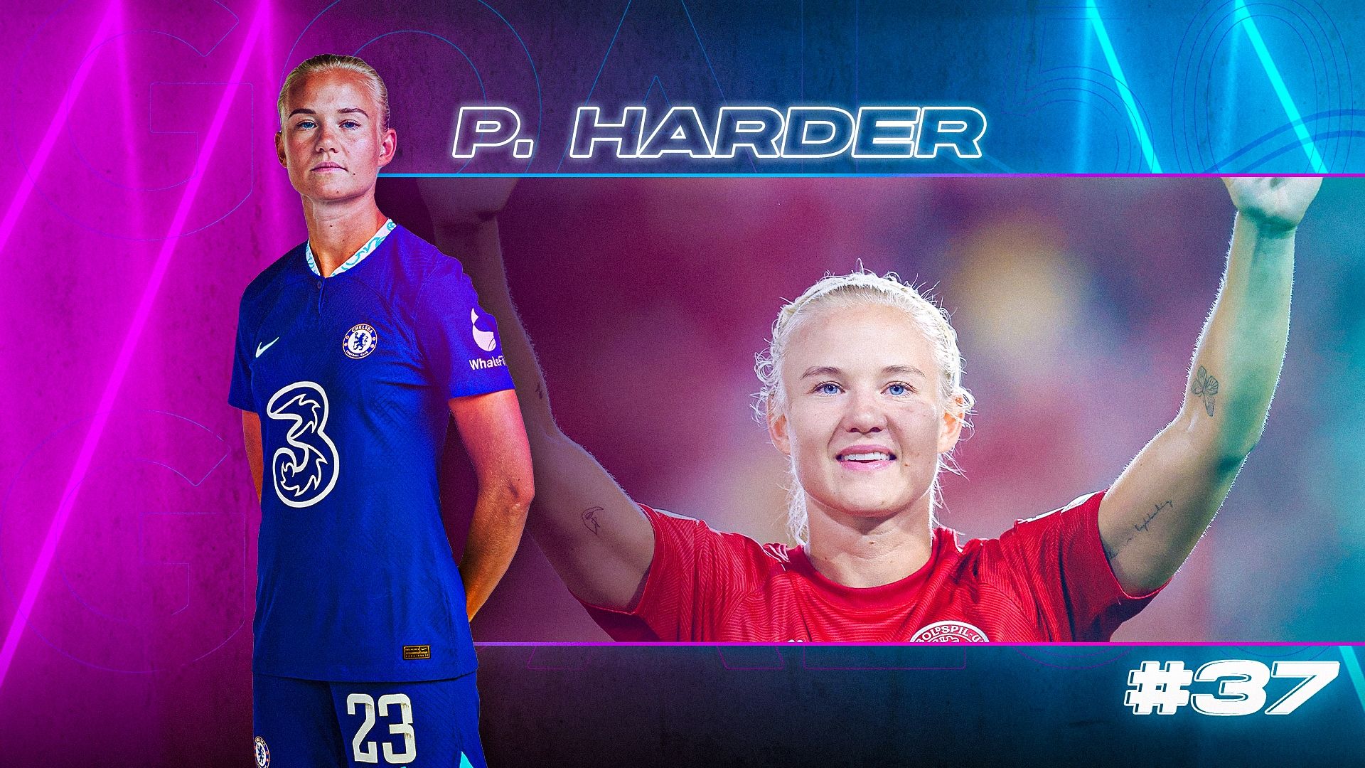 GOAL50 2022 Pernille Harder GFX Ranking