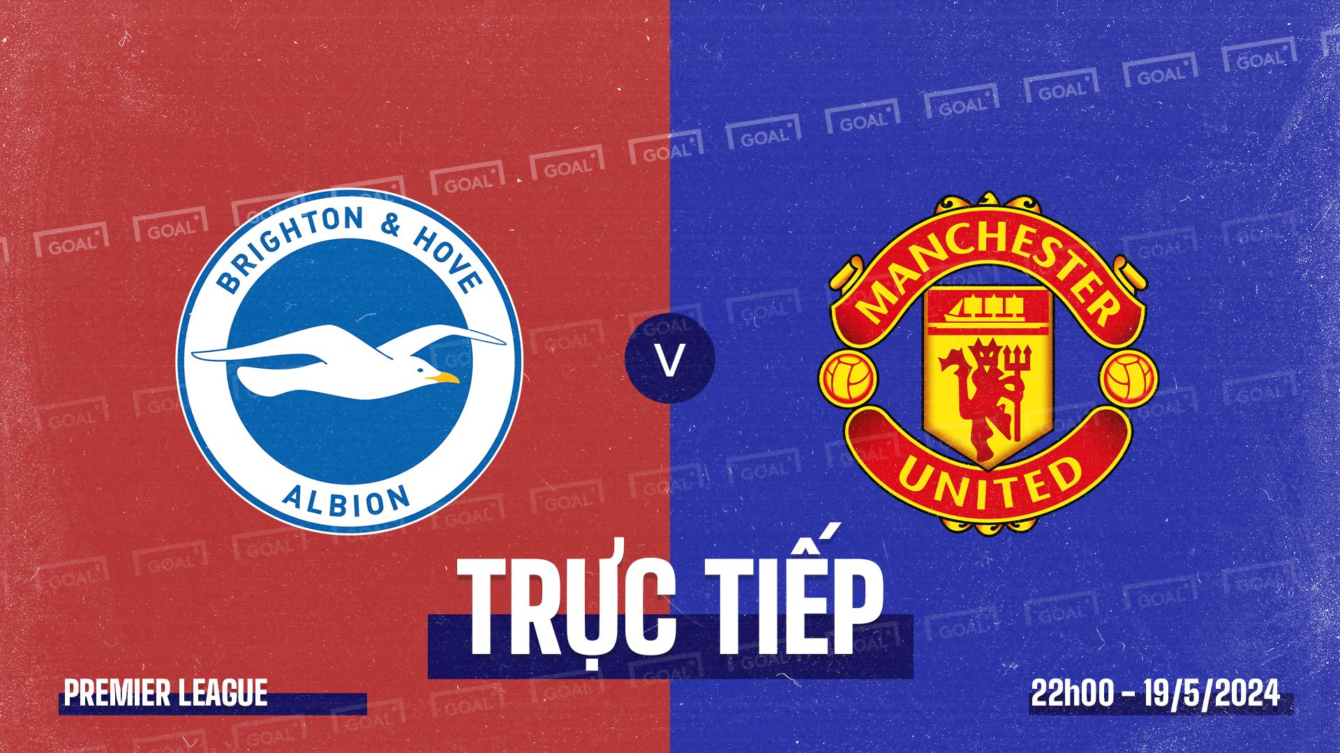 Brighton vs Manchester United Premier League 2023/24 GFX