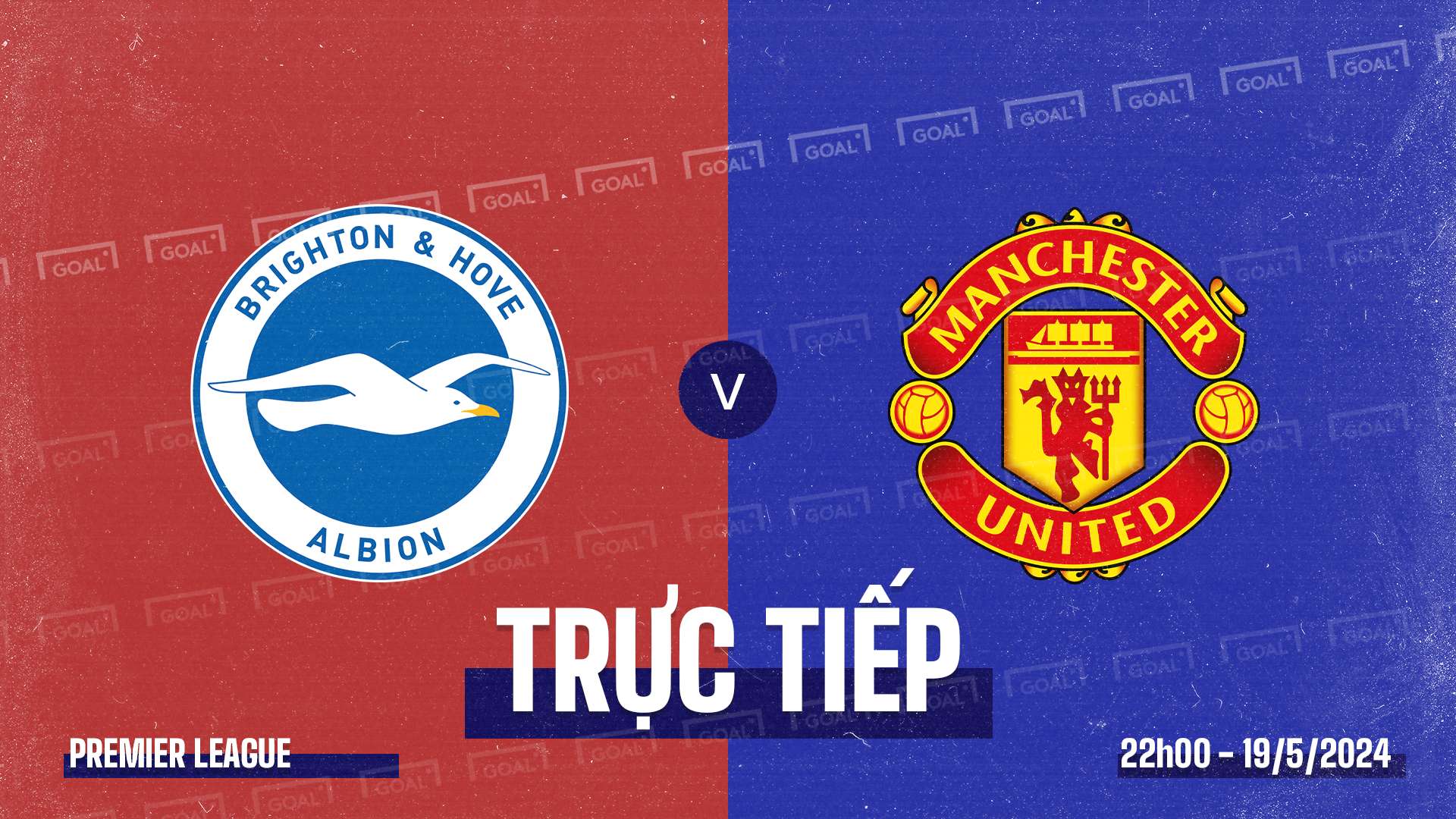 Brighton vs Manchester United Premier League 2023/24 GFX