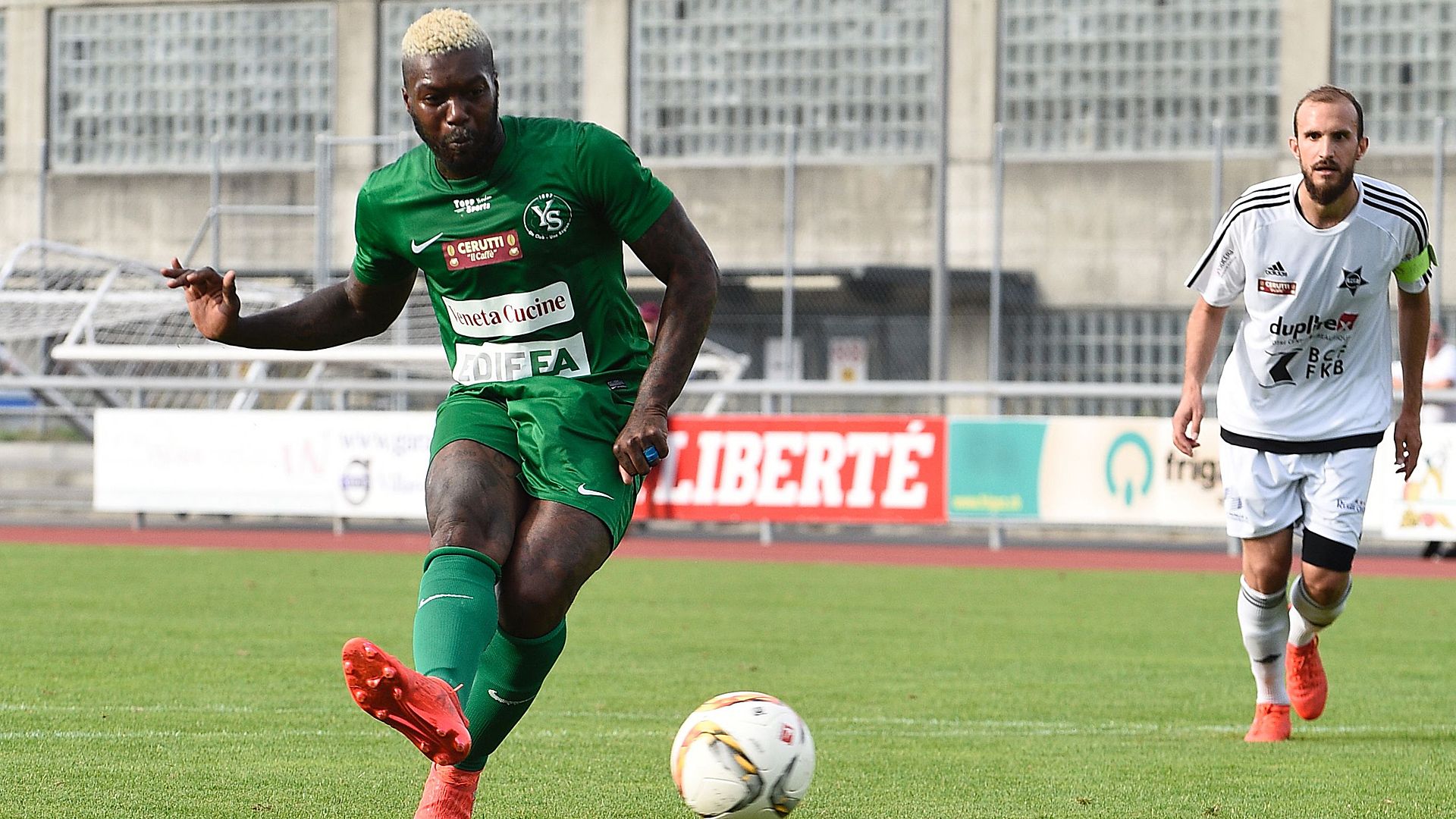 Djibril Cisse Yverdon Switzerland