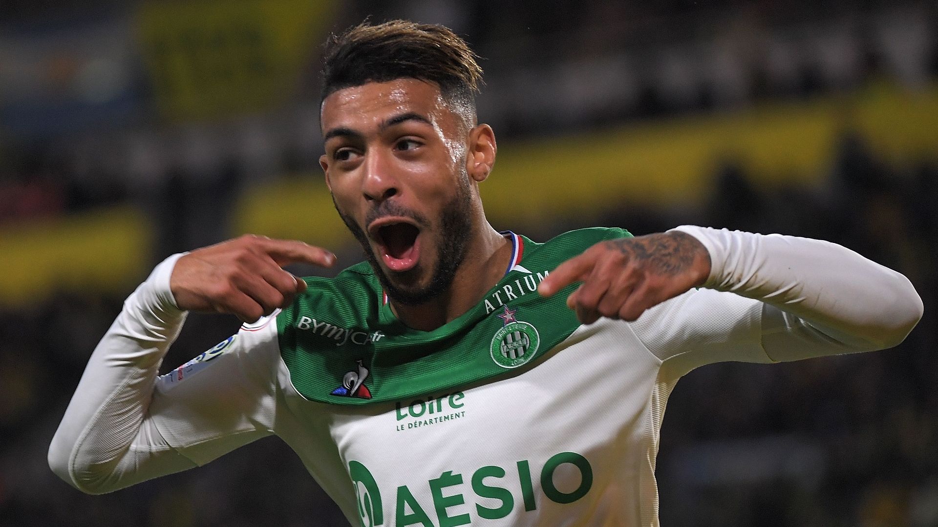Dennis Bouanga, ASSE
