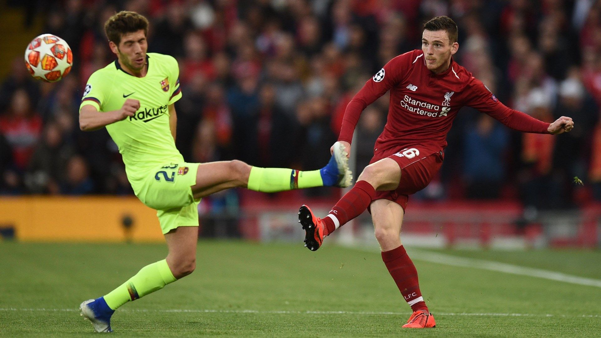 Andy Robertson Liverpool Barcelona 2018-19 Champions League