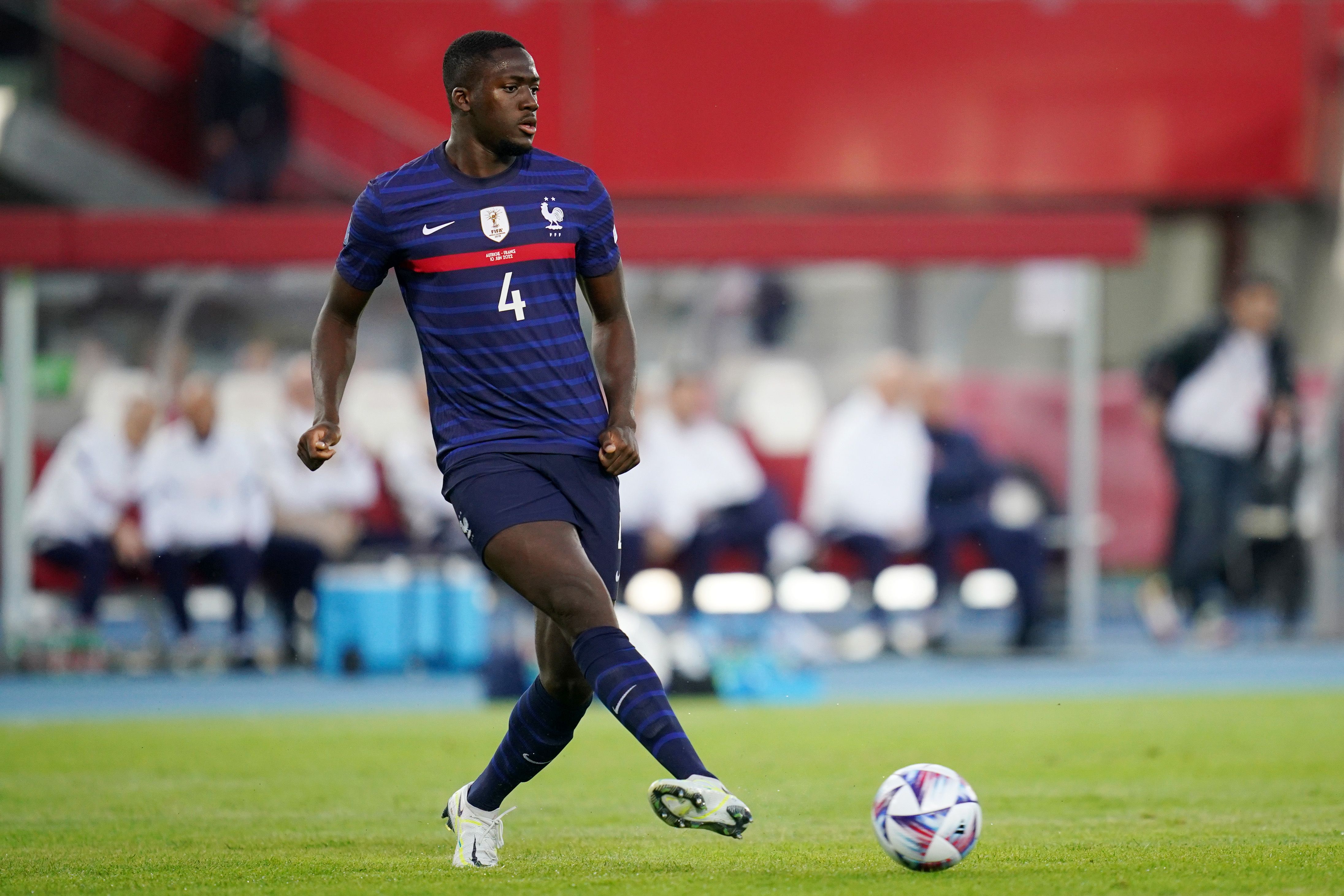 Ibrahima Konaté, lors de la rencontre face à l'Autriche le 10 juin lors de la Ligue des Nations.