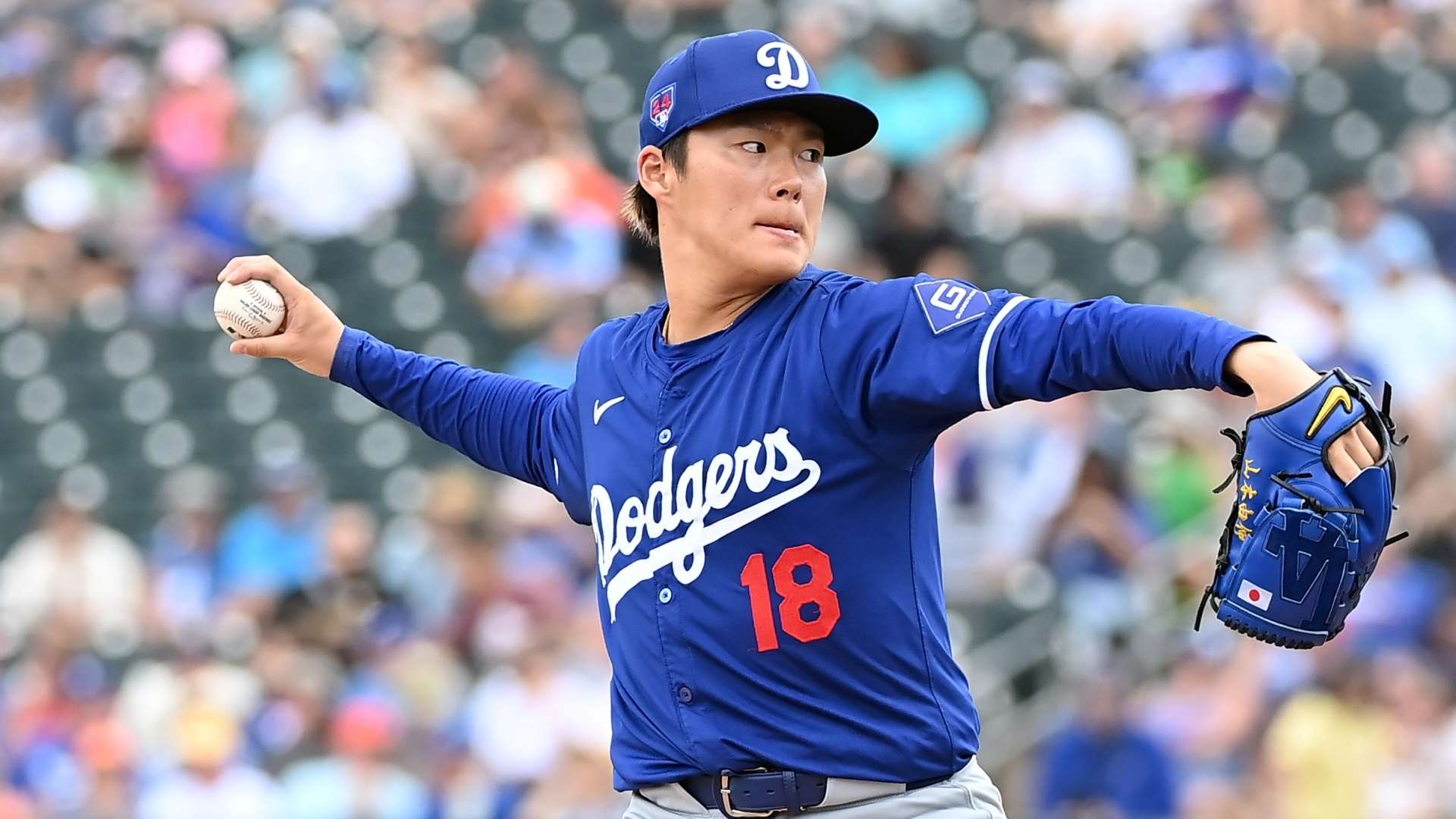 Yoshinobu Yamamoto Los Angeles Dodgers 02282024