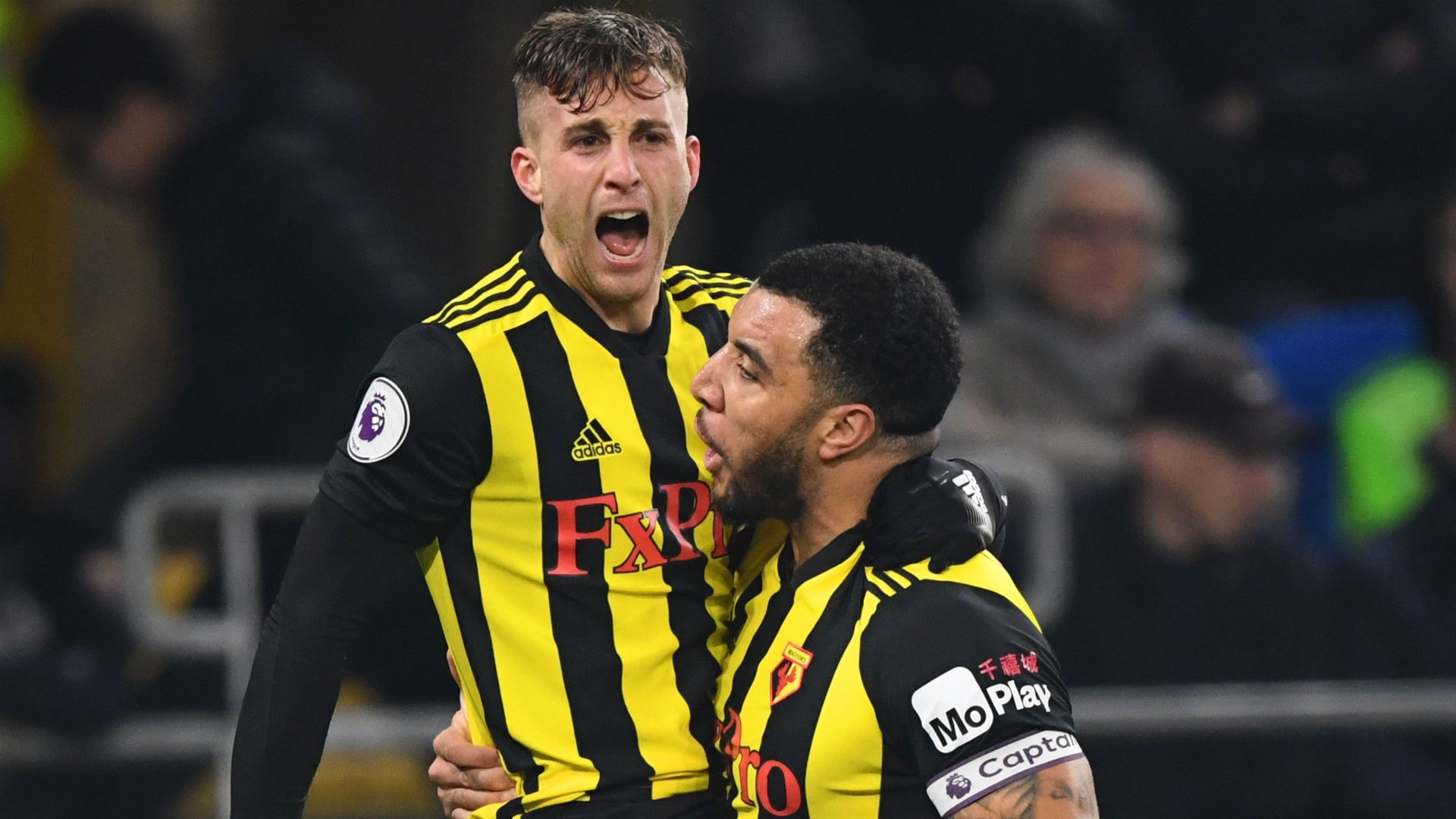 Gerard Deulofeu Troy Deeney Watford 2019