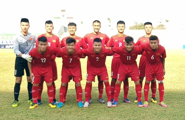 U16 Việt Nam U16 Campuchia Giải U16 Đông Nam Á 2018