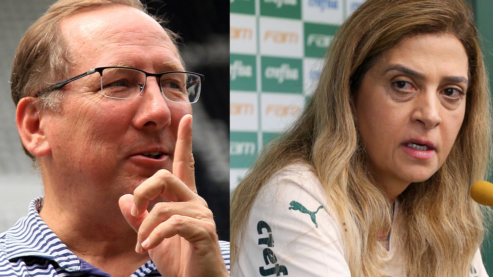 GFX John Textor Leila Pereira