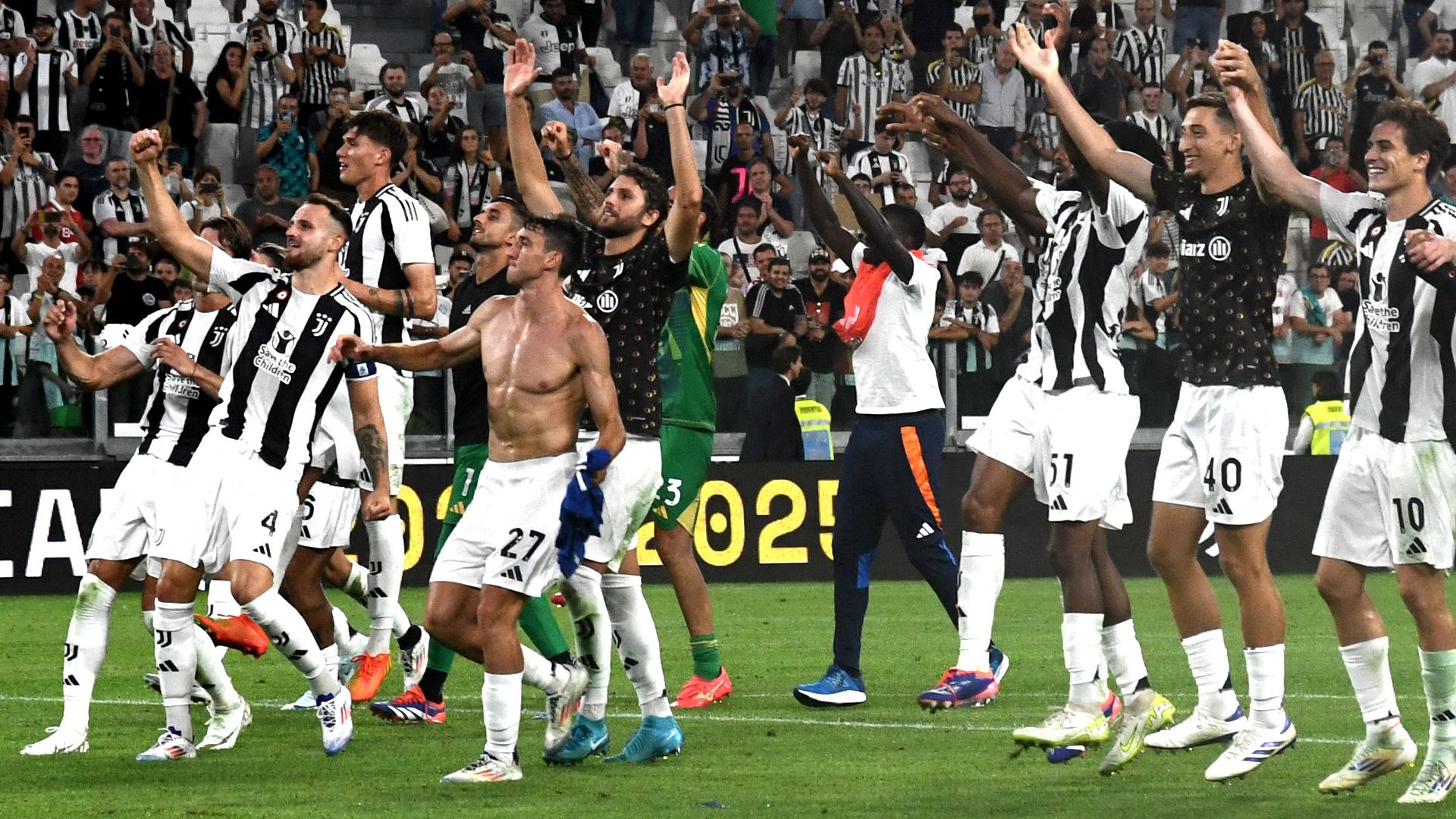 Juventus esultanza Champions
