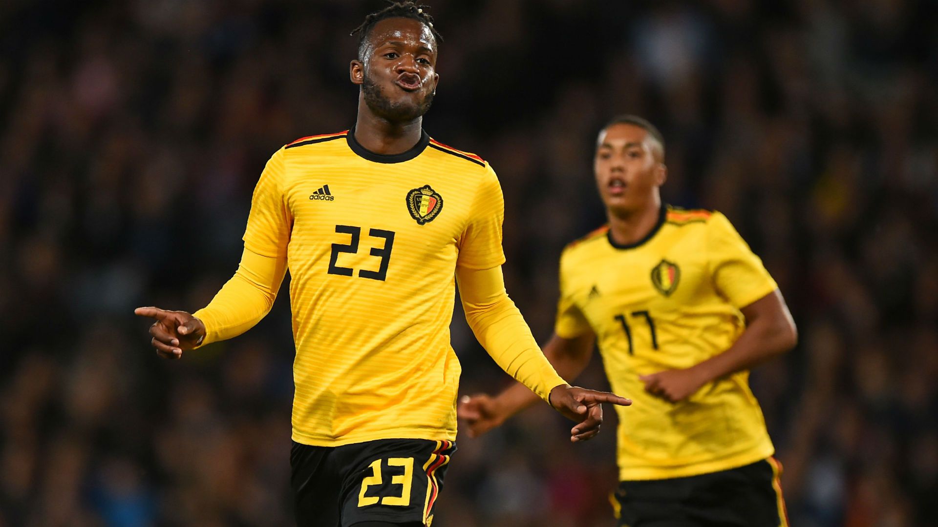 Michy Batshuayi Scotland Belgium Friendly 07092018