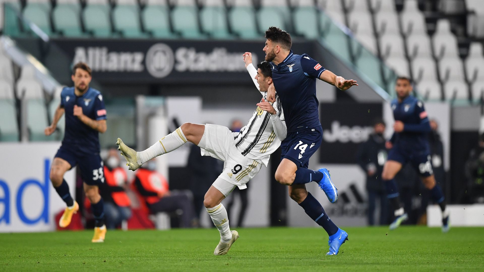 Hoedt Morata Juventus Lazio