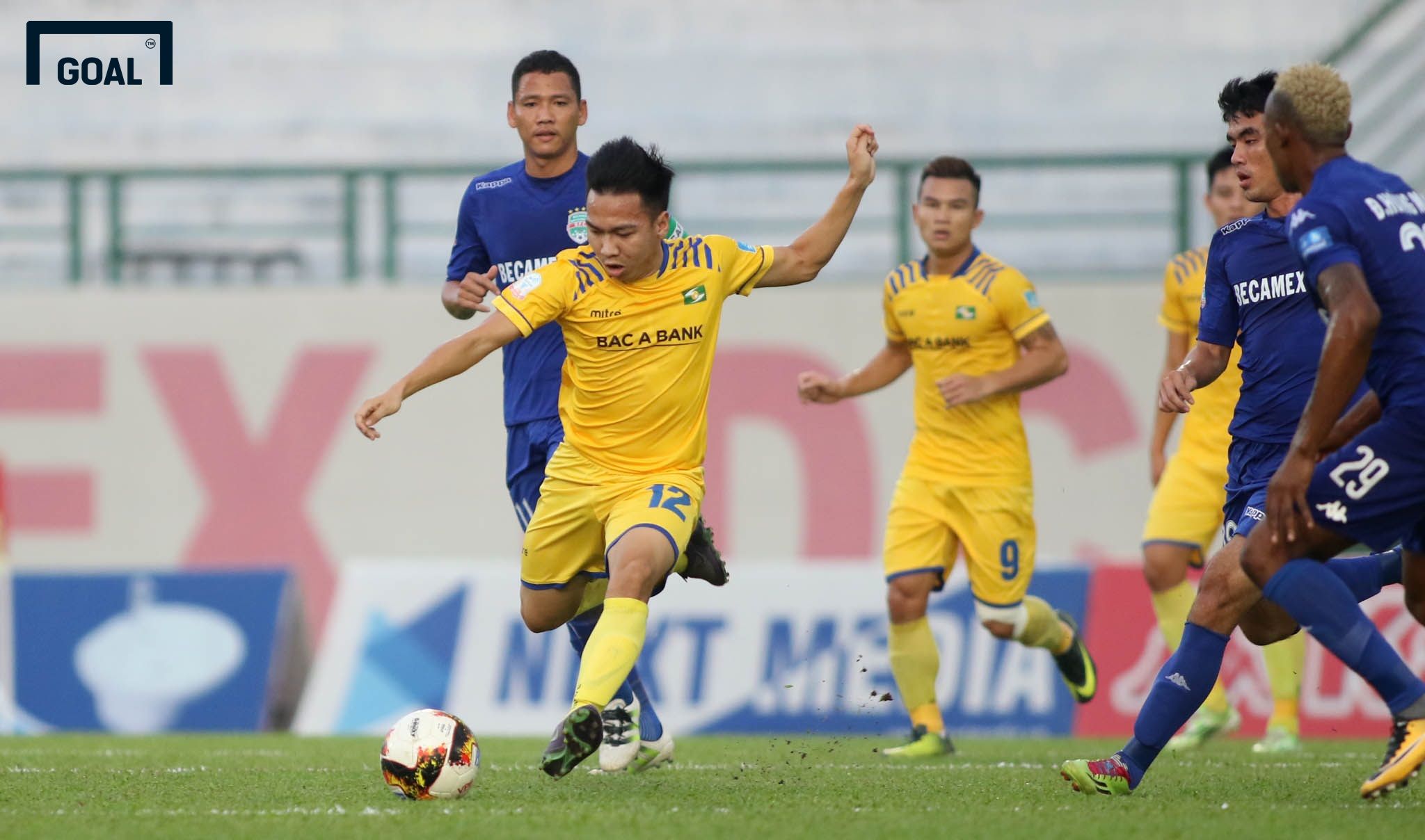 B.Bình Dương SLNA Chung kết lượt đi Cúp Quốc gia 2017