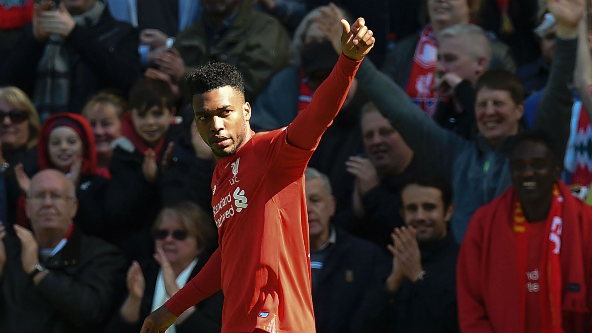 Daniel Sturridge Premier League Liverpool v Newcastle 230416